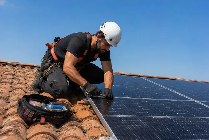 Maintenance et monitoring de panneaux solaires à Plaigne